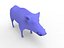 Boar Rigged And Animated low poly