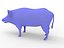 Boar Rigged And Animated low poly