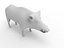 Boar Rigged And Animated low poly