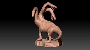 Wounded Hydra 3D model