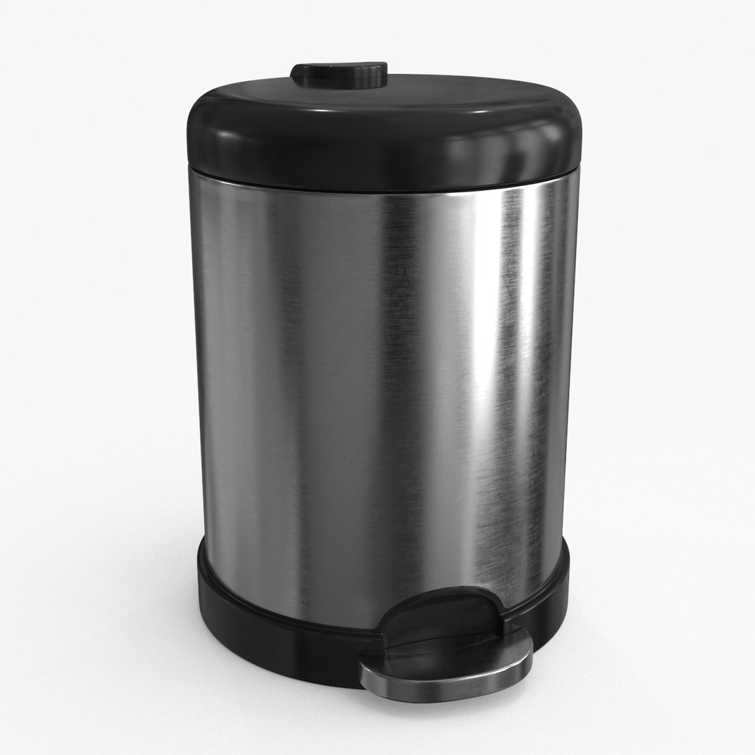 3D Trash Can model TurboSquid 1952675