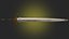 Sword knight weapon PBR game readey low-poly and high-poly 3D model