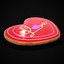 Valentines Love Icing Cookie