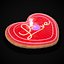 Valentines Love Icing Cookie