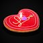 Valentines Love Icing Cookie