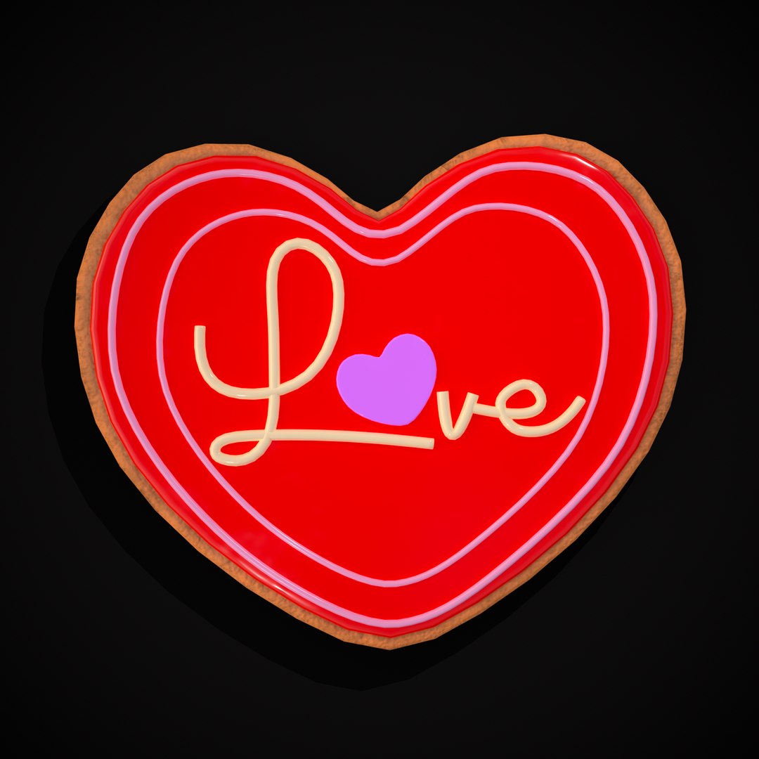 3D Valentines Love Icing Cookie model https://p.turbosquid.com/ts-thumb/e1/LGvEHY/vn/7/png/1677693853/1920x1080/fit_q87/0abce14eaa452189ed1bf038e3ac0279ccb39f07/7.jpg
