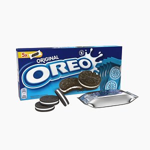 oreo cookies pack 3d model