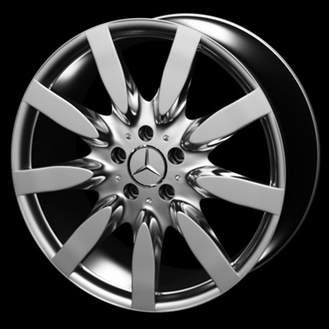 3ds max mercedes-benz wheel rim mercedes s