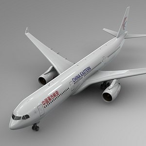 3D airbus a330-300 china eastern airlines
