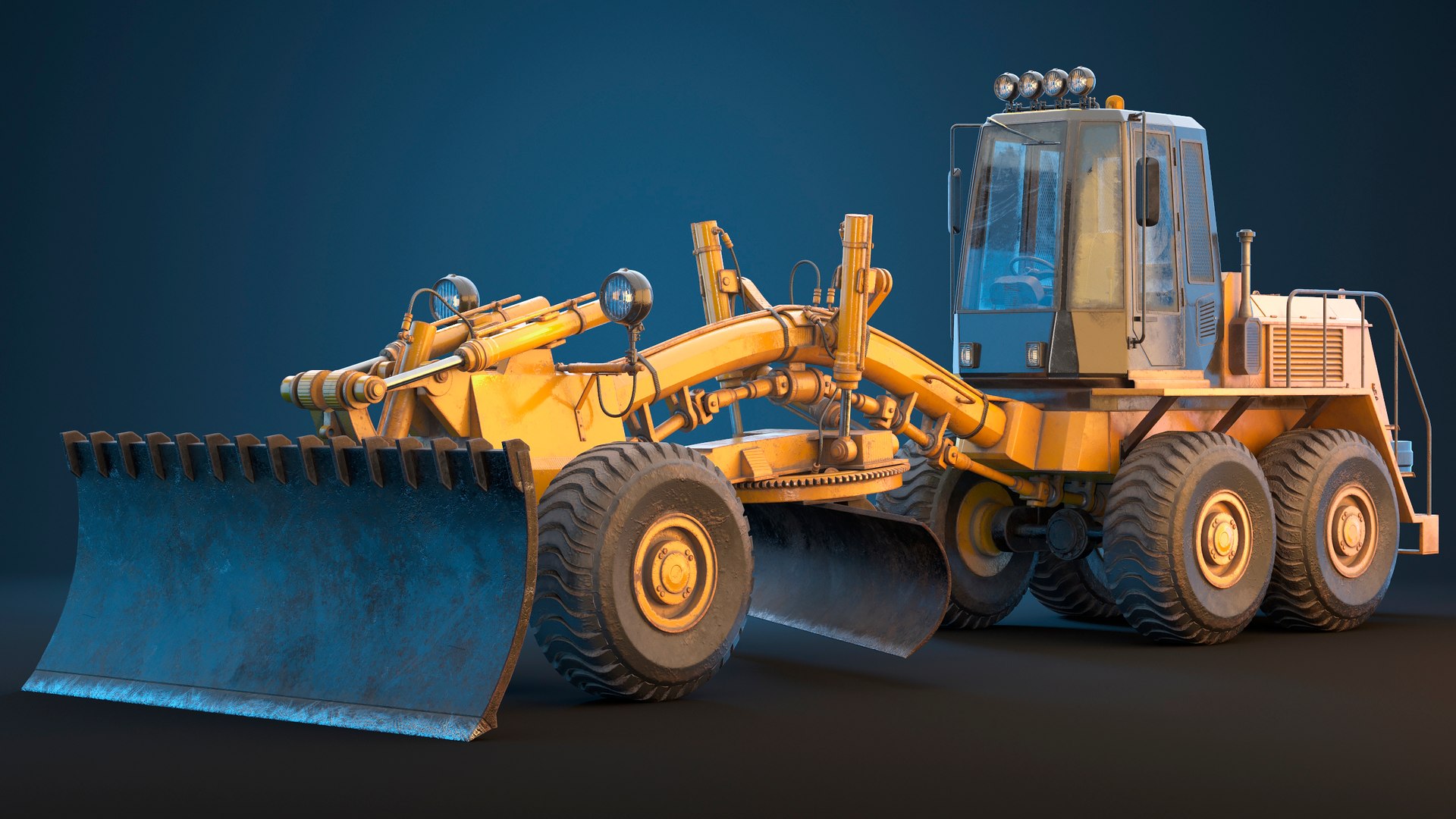 Grader PBR 3D model https://p.turbosquid.com/ts-thumb/e1/f2C5Ft/UT/2ps/jpg/1703594216/1920x1080/fit_q87/ef0059642c527fd1cba2fb576c5ed60b2add7034/2ps.jpg