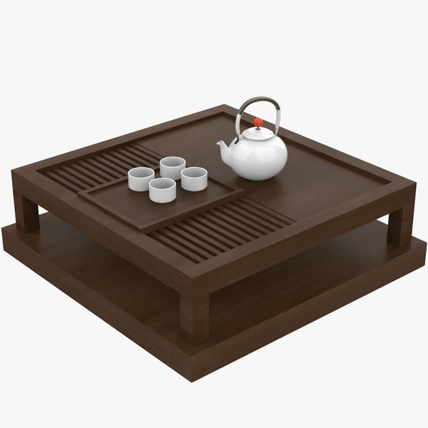 Asian Coffee Table 3D model