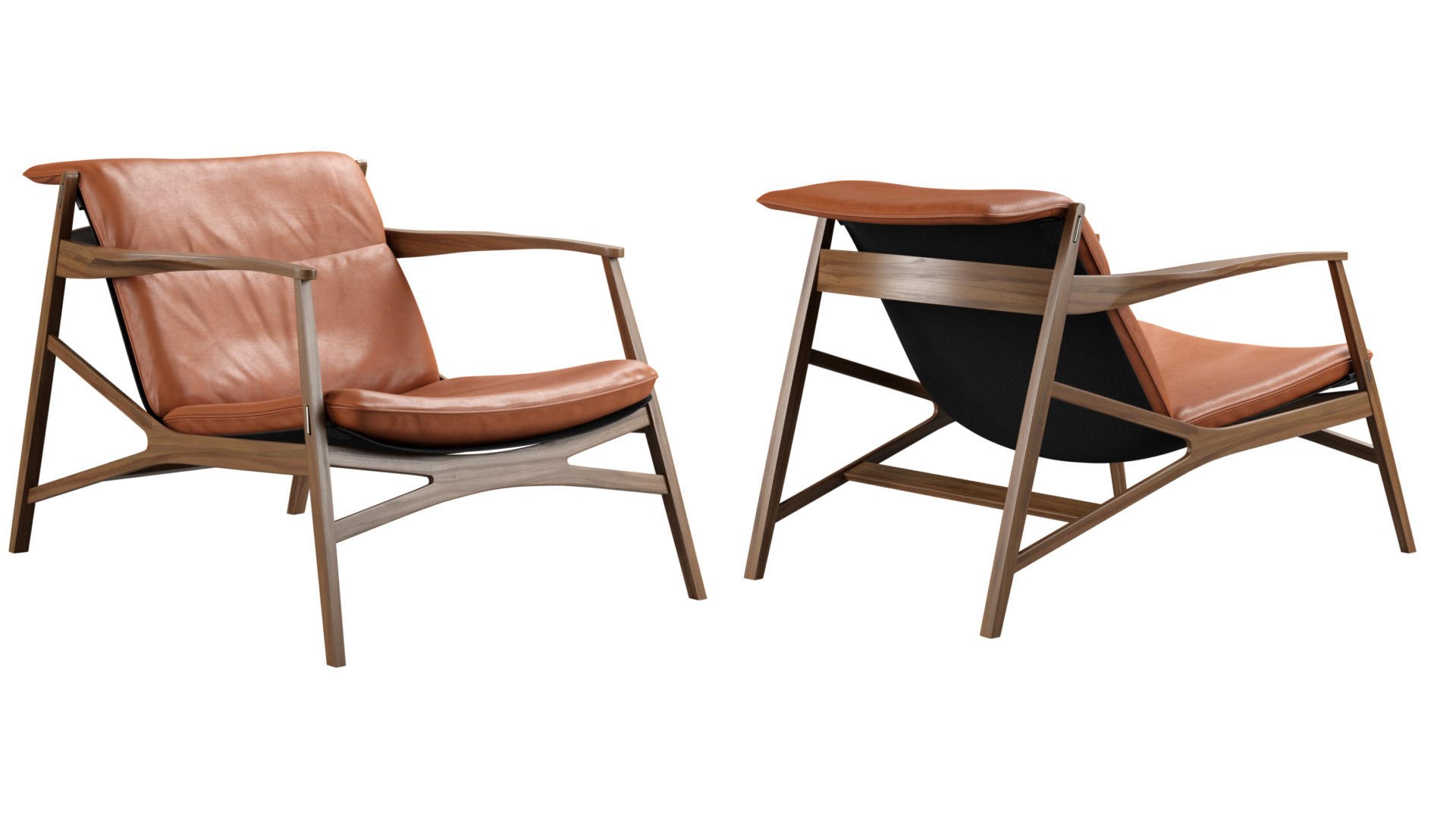 Stolab Link Easy Chair Model TurboSquid 2019462