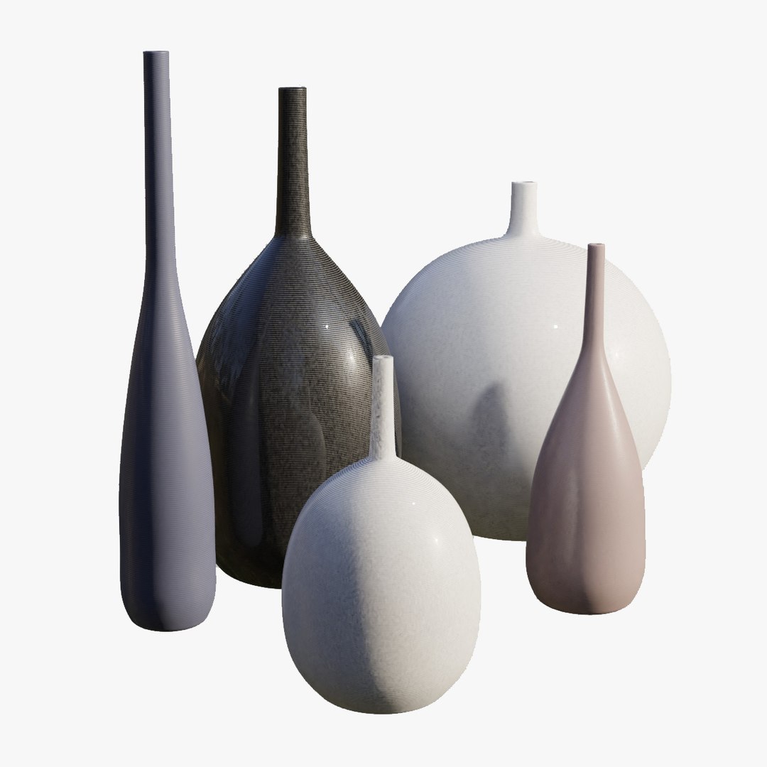 Zen Ceramics Pack 1 3D Model - TurboSquid 1768578