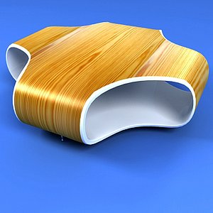 free modern table 3d model