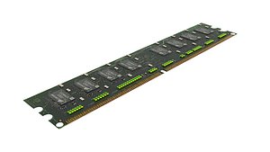 3D model DDR4 SDRAM Memory Module