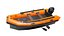 Aufblasbares Motorboot Low-Poly PBR