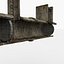 See Through Concrete Tunnel Scene
