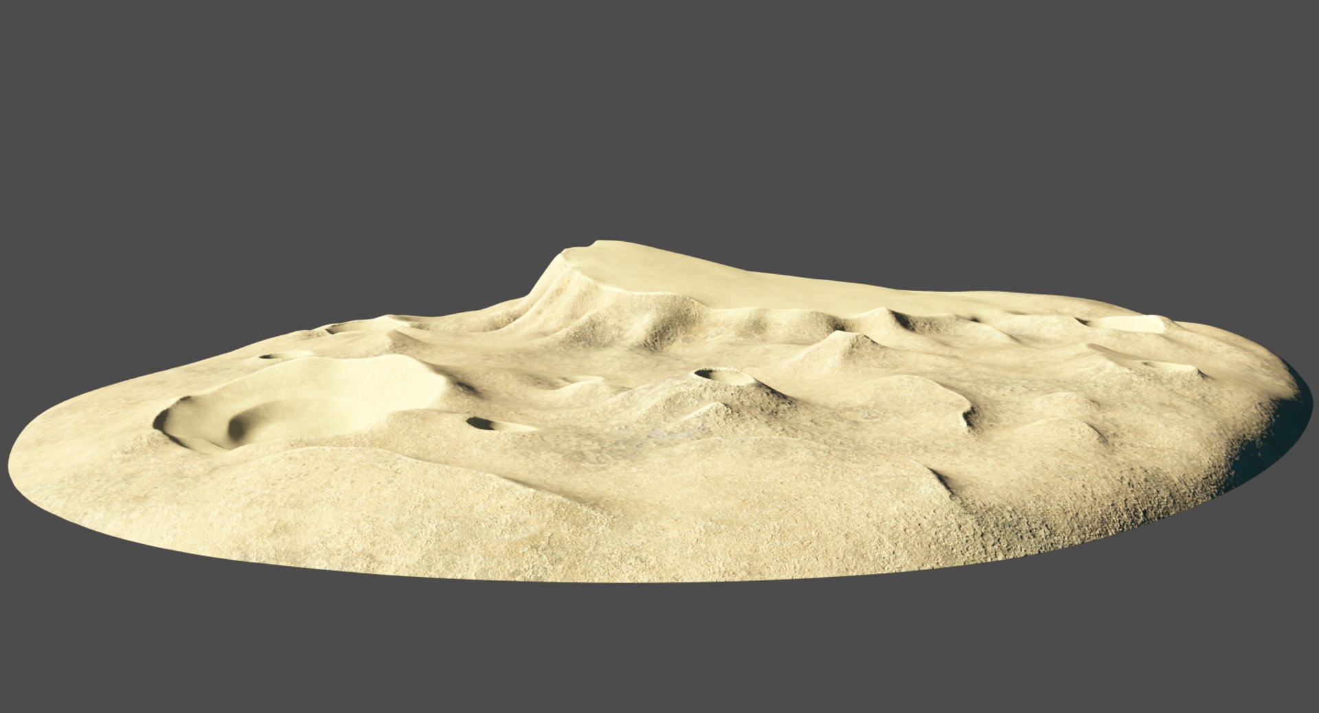 Moon Ground Set Model - TurboSquid 1279736