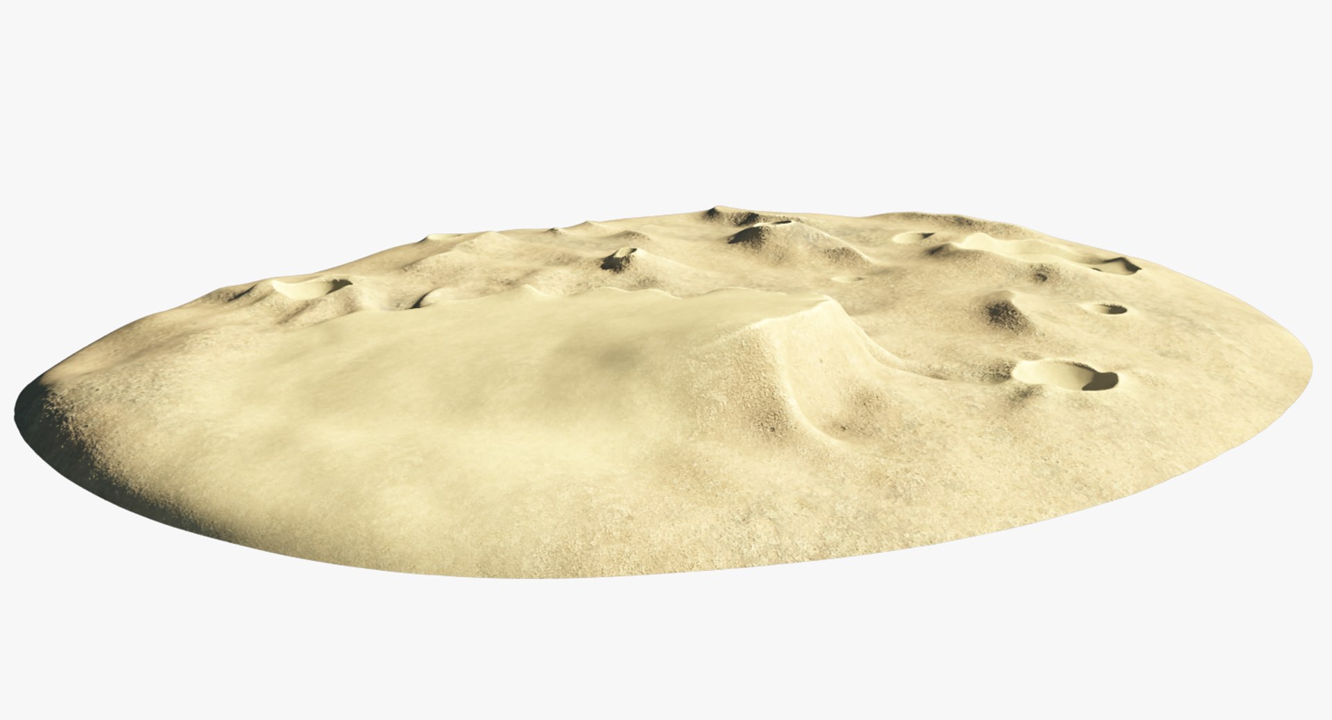 Moon ground set model - TurboSquid 1279736