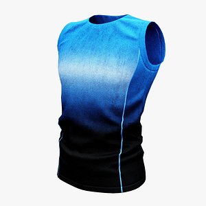 3D Mens Sport Shirt Set3 model