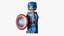 Lego Figure Captain America Cinematic Character 3D