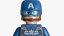 Lego Figure Captain America Cinematic Character 3D