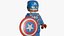 Lego Figure Captain America Cinematic Character 3D
