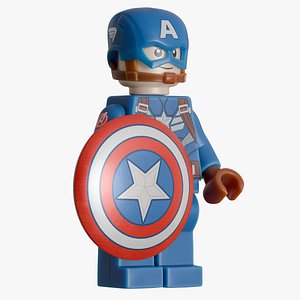 Lego Figure Captain America Cinematic Character