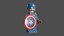 Lego Figure Captain America Cinematic Character 3D