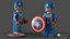 Lego Figure Captain America Cinematic Character 3D
