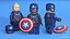 Lego Figure Captain America Cinematic Character 3D
