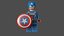 Lego Figure Captain America Cinematic Character 3D