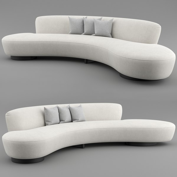 Circular Sofa Revit Baci Living Room