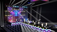 Arena concert animated scene EEVEE render