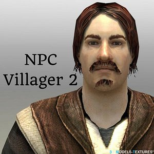 npc villager 2 3D