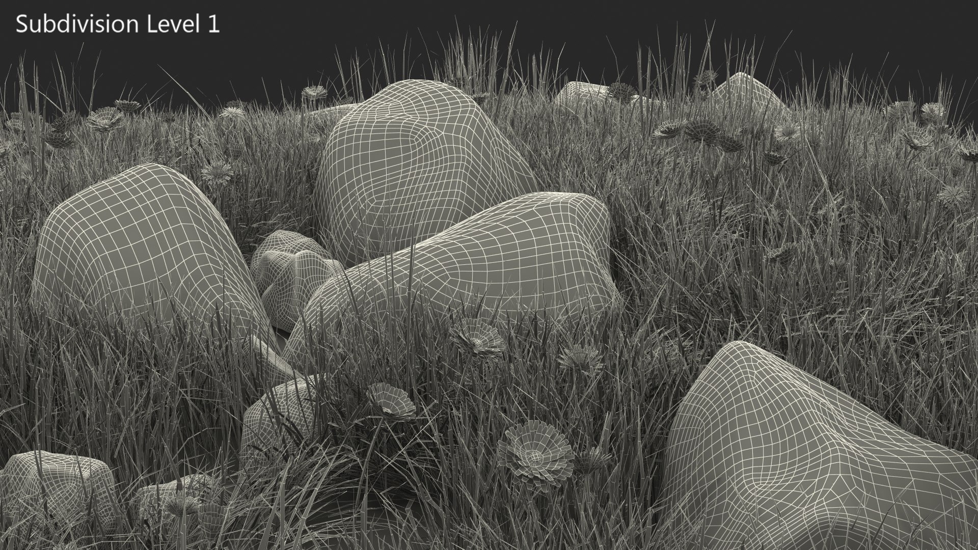 3D meadow blooming flowers model https://p.turbosquid.com/ts-thumb/e2/33JIoV/glFixYJH/meadowwithbloomingflowers3dsmodel009/jpg/1585565051/1920x1080/fit_q87/30bf1c922e46a1965768485dea1bdb277f3c1f0e/meadowwithbloomingflowers3dsmodel009.jpg