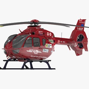 3D Eurocopter EC-135 AIUT ALPIN Dolomites L1950
