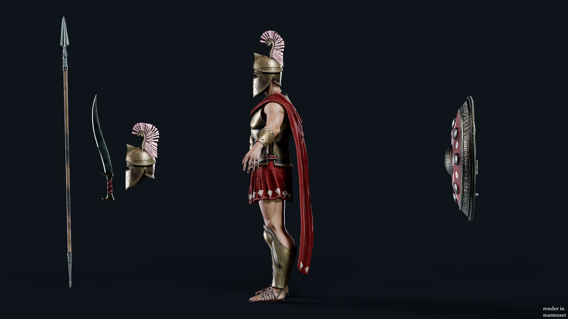 SPARTAN ROYAL D 3D Model - TurboSquid 2361167