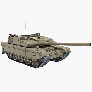 altay turkish main battle tank 3d max