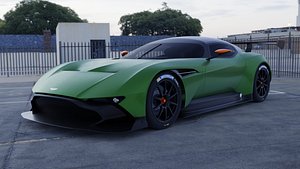 3D aston vulcan model