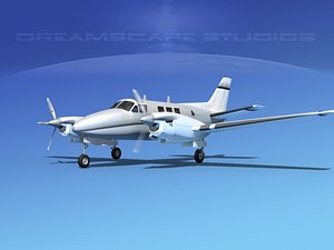 3ds beechcraft king air c-90