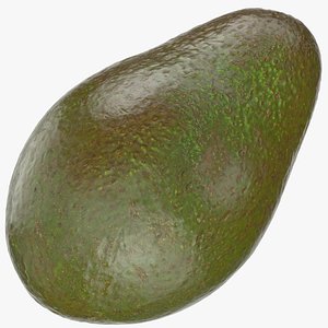 3D model avocado 04