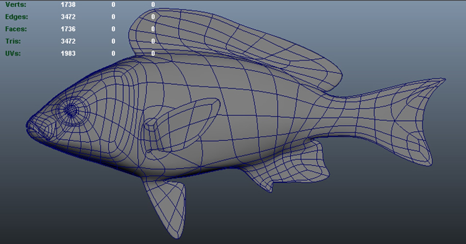 Pacific Red Snapper 3d Fbx