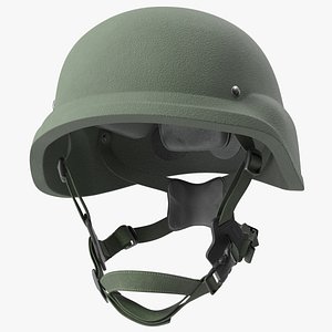 3 d装备轻型装甲头盔绿色模式