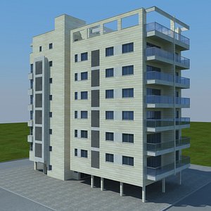 3d buildings 1 model