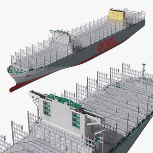 OOCL Hong Kong Container Ship