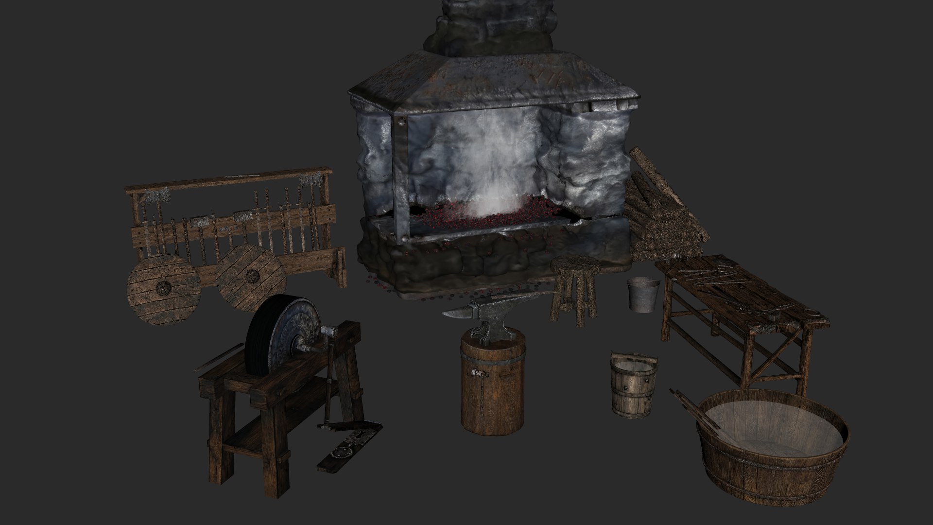 3D Medieval Blacksmith props model https://p.turbosquid.com/ts-thumb/e2/QpfvbP/Zr/t/png/1779778286/1920x1080/fit_q87/3fbc838bb7f0328726d25610f0bd0752c854e562/t.jpg