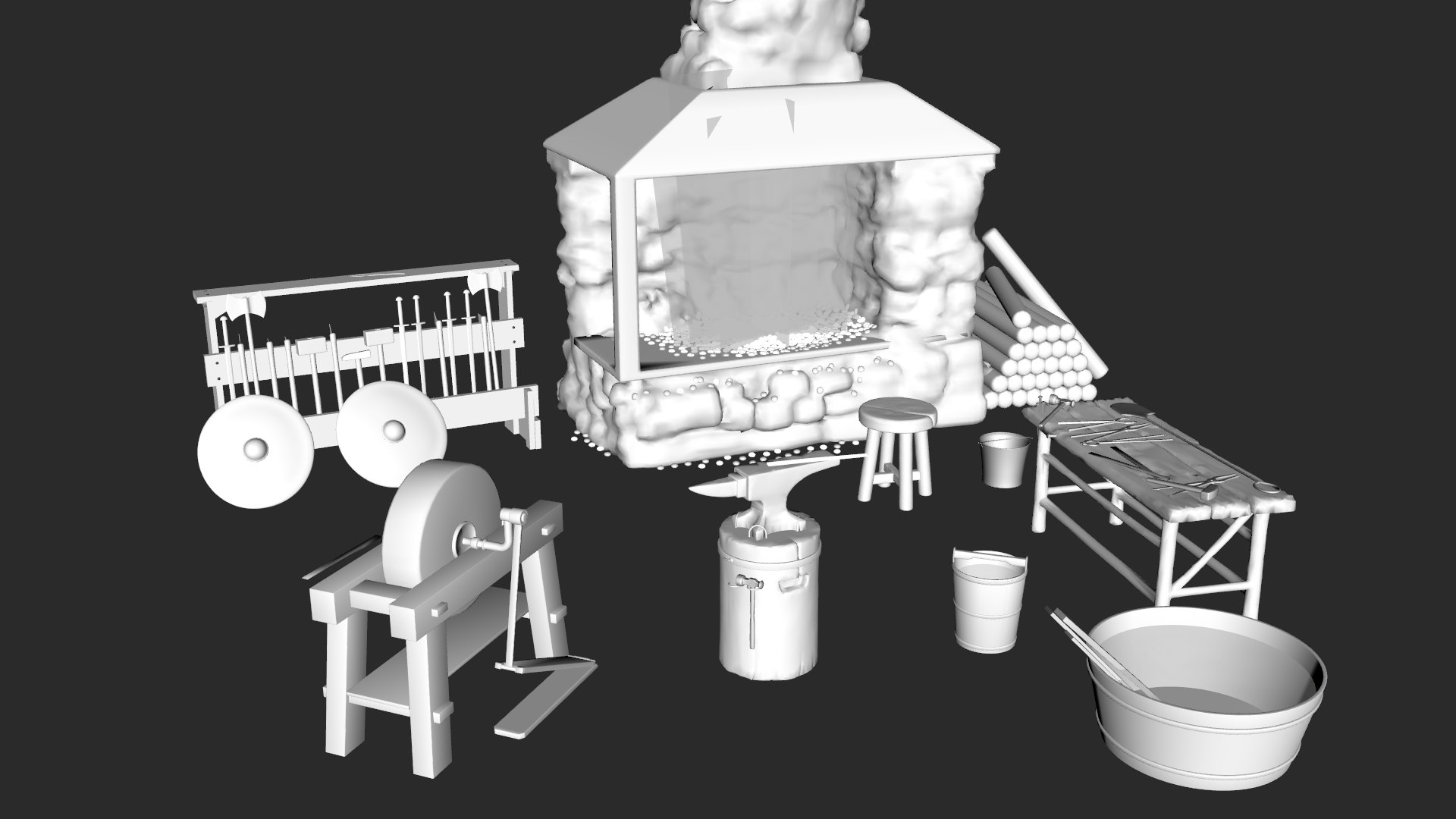 3D Medieval Blacksmith props model https://p.turbosquid.com/ts-thumb/e2/QpfvbP/p7/w/png/1779778288/1920x1080/fit_q87/1f04fc0ab60cebb9b1f67b4ed207e82f54f53d7a/w.jpg