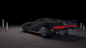 quadra v-tech cyberpunk 2077 3D