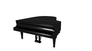 3D piano model